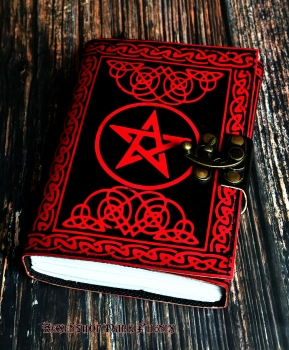 Buch der Schatten Pentagramm Rot-Schwarz